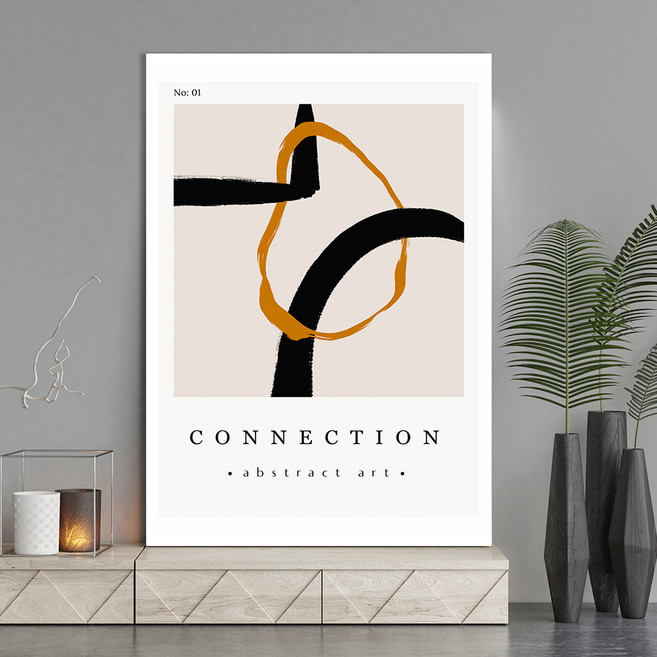 마니앤솔 액자테이블 대, 보헤미안 추상커넥션