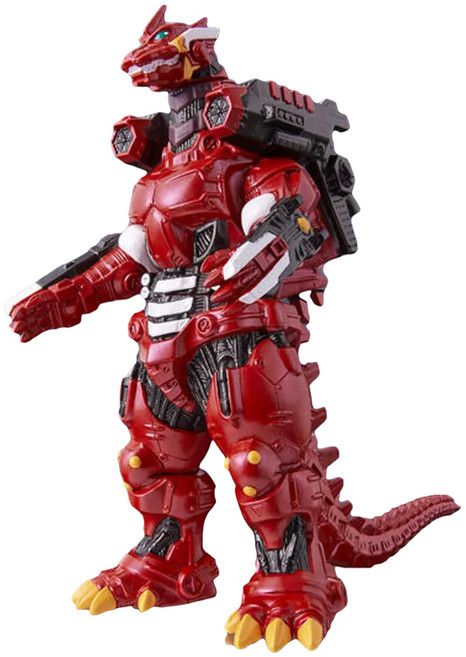 BANDAI MOVIE MONSTER系列 3式機龍 x 貳號機哥吉拉 軟膠玩具 BT703201, 1盒