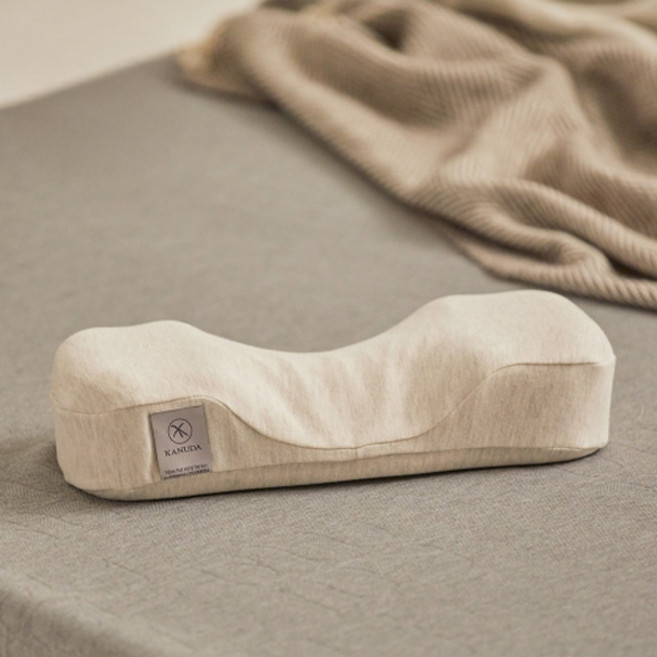 가누다 밸런스 포켓 여행용 베개, 오트밀, 1개