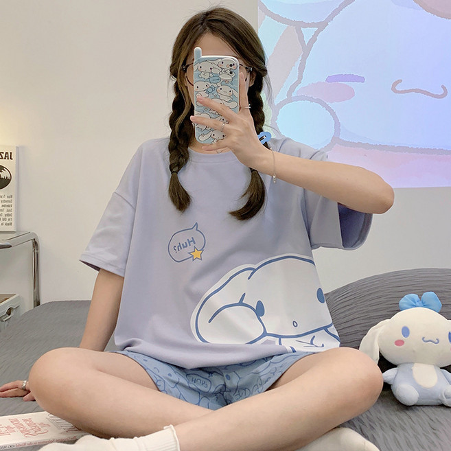 Viola 女性棉質居家服睡衣上下套裝 Vio0014