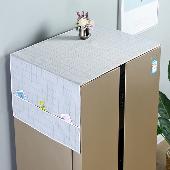 알럽홈 냉장고 커버 덮개, 그레이