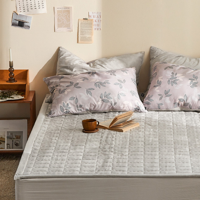 아르페지오베이직 베이 극세사 누빔패드, 그레이