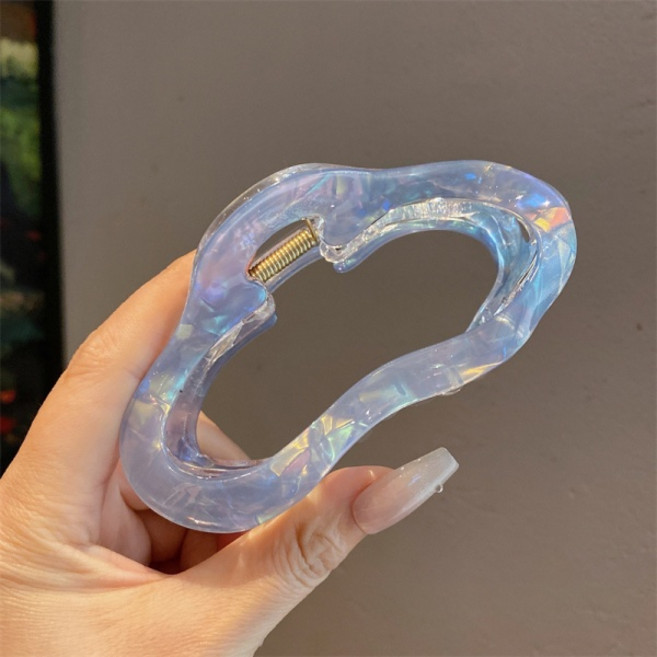 비비뮤아 펄 구름모양 빅사이즈 헤어집게핀 HR1836