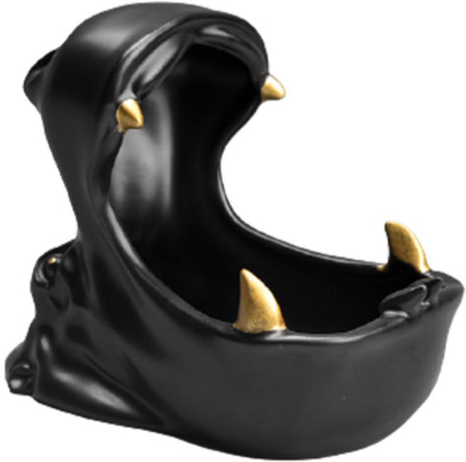 하마입속 재떨이 YT_RA086, 블랙, 1개