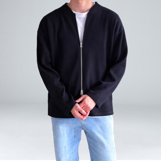 이브클로젯 남성용 골지 투웨이 가디건 2237-1