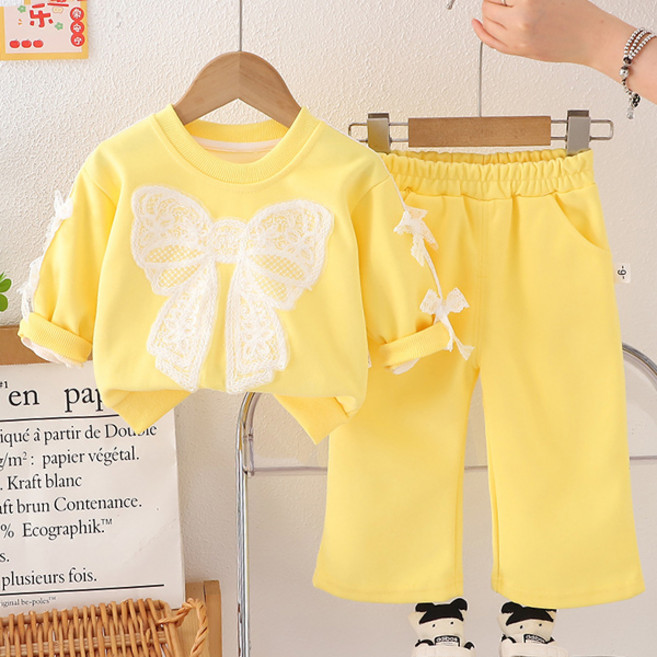 조이멀티 엠케이 퀸즈리본 긴팔 긴바지 세트