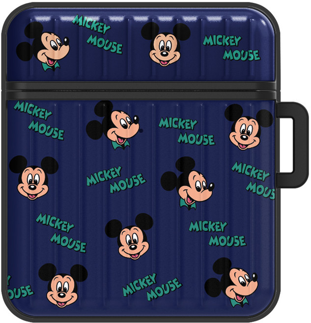 디즈니 컬러 레트로 아머 캐리어 에어팟 1 / 2 케이스, 미키 마우스