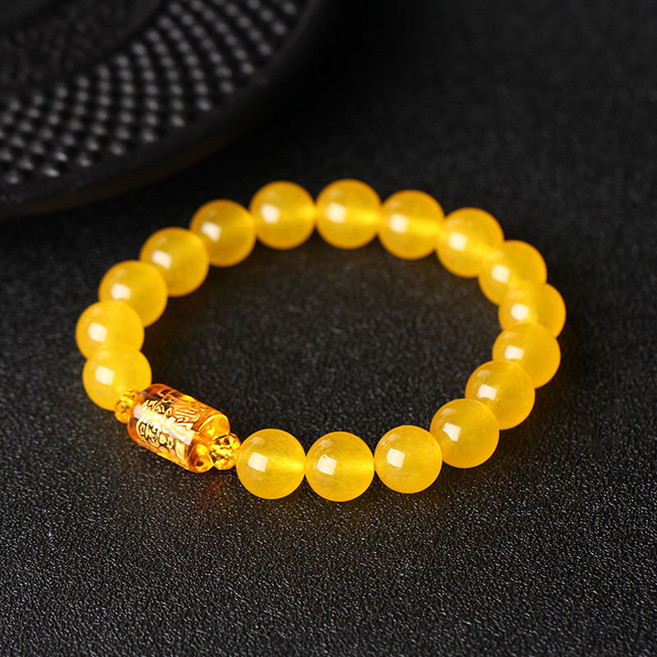 붓다베스트 황옥수 재물운 팔찌