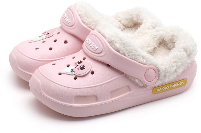 카카오프렌즈 아동용 통통 EVA 털샌들