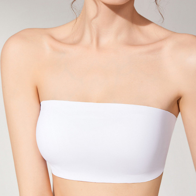 더시럽 여성용 오프숄더 이너 튜브탑