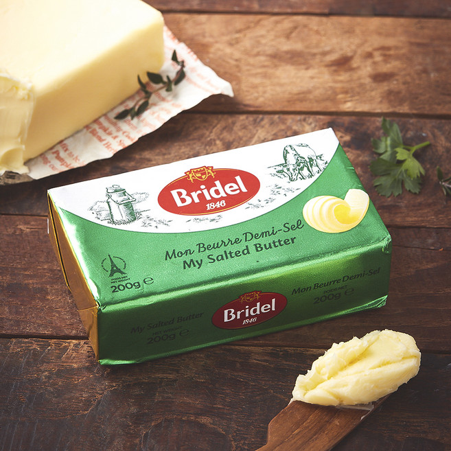 브리델 가염버터, 200g, 1개