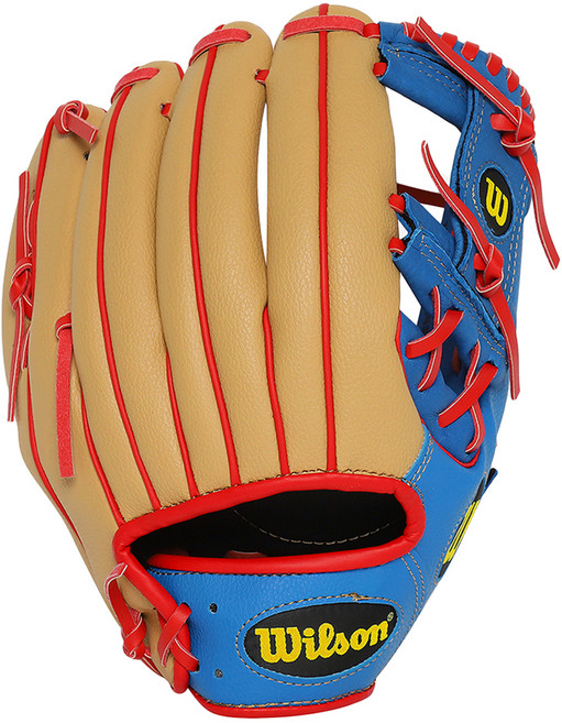 Wilson 韓版 A360 11.5吋 內野手套 右投用 WBK2436BL01115R, 1個, 金黃色