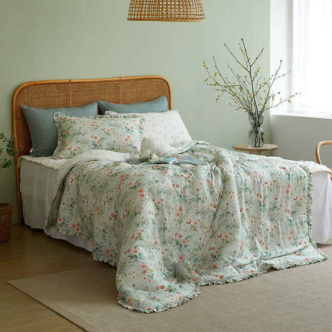 로라애슐리 캐리 60수 모달 간절기 이불