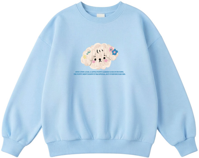 제니키즈 오버핏 리틀퍼피 맨투맨 JN1101M