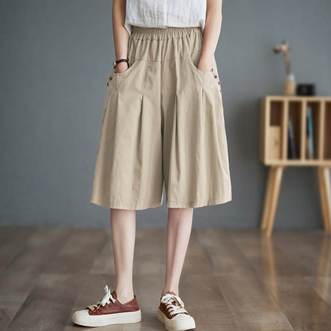 앤드스타일 여성용 아이스 6부 큐롯 치마 반바지 260927