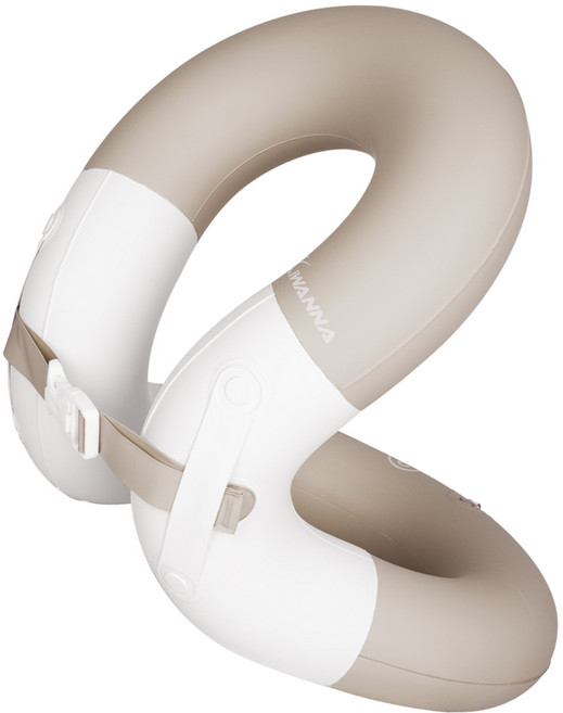 아이워너 더블 에어 손잡이 넥튜브 80, 문라이트 베이지, 1개