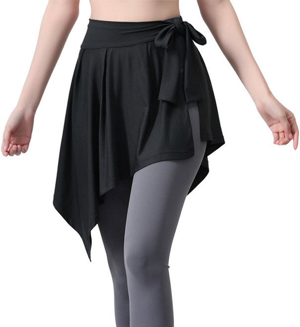 여성용 커버 랩 스커트