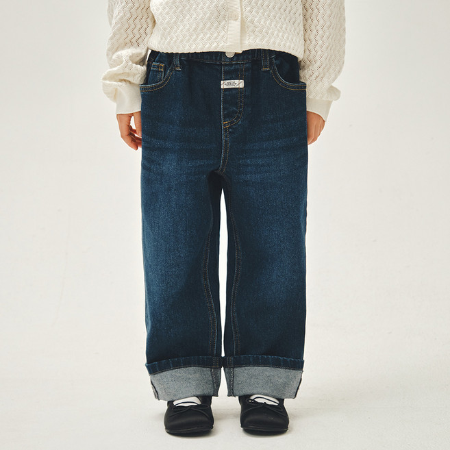MaritheFrancoisGirbaud 兒童捲邊牛仔褲