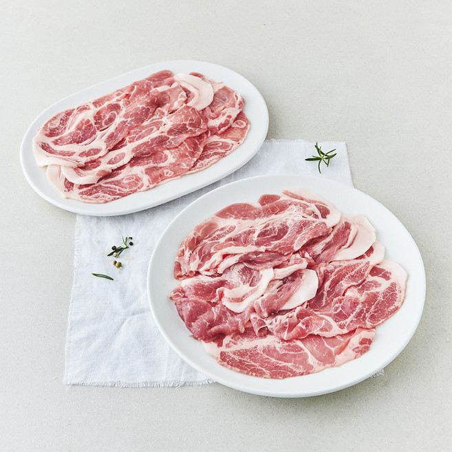 목우촌 한돈 생대패 목심 (냉장), 1개, 1kg