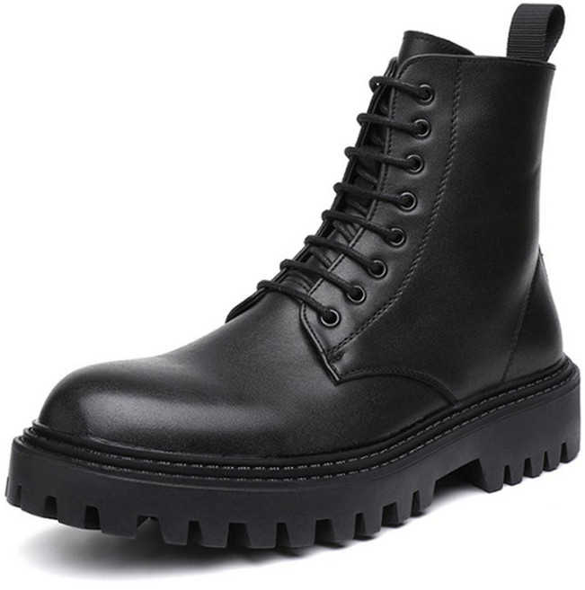 Bagic step 男款 高筒 基本款 軍靴 EA021