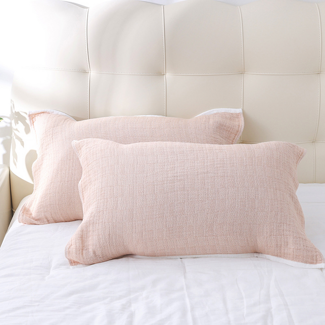 레인보우 사계절 순면 밴딩 베개커버