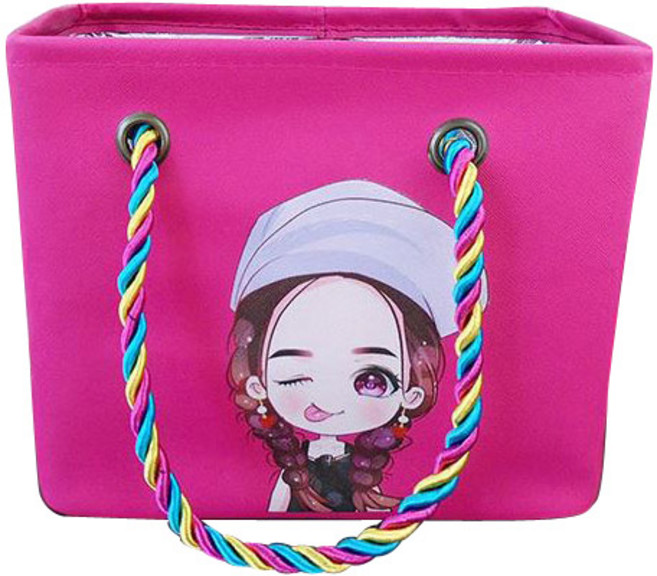 버블리데이 프리티걸 물빠지는 목욕가방 진핑크, 1개