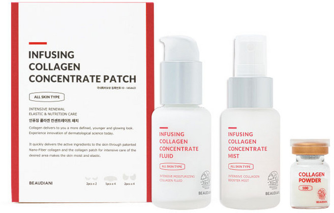 인퓨징 콜라겐 컨센트레이트 4종 세트, 1세트