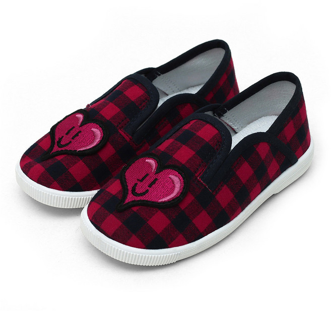 빔보빔바 아동용 체크단화