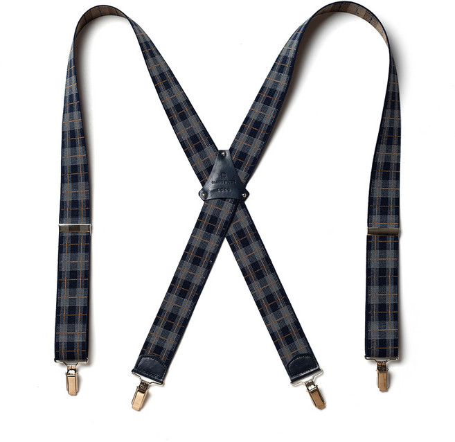 Blanc Fleur 休閒格紋移動吊帶