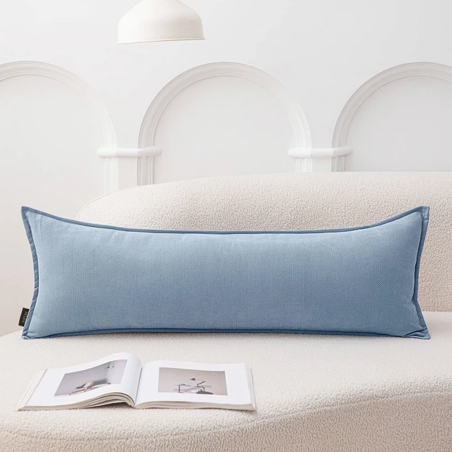 해피스토어 침대에서 편안한 허리 바디지지대 롱쿠션, 디자인4 - 쿠팡