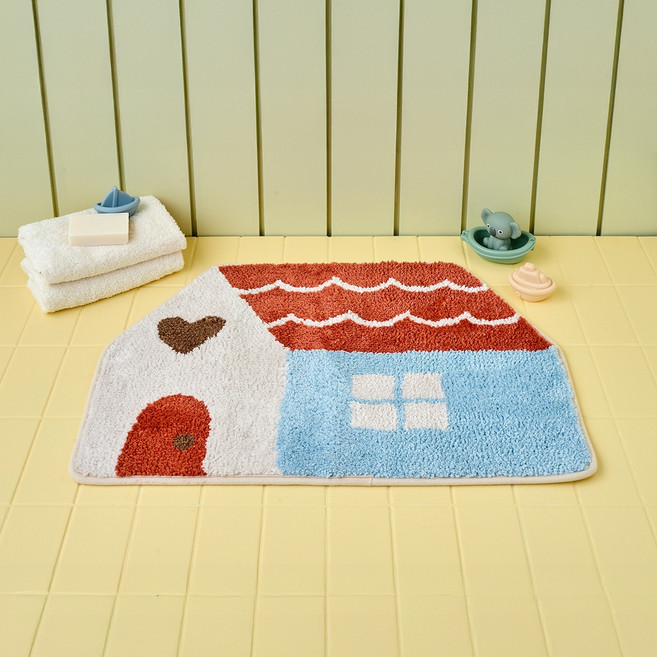 모던하우스 코지 하우스 터프팅 발매트, 혼합색상