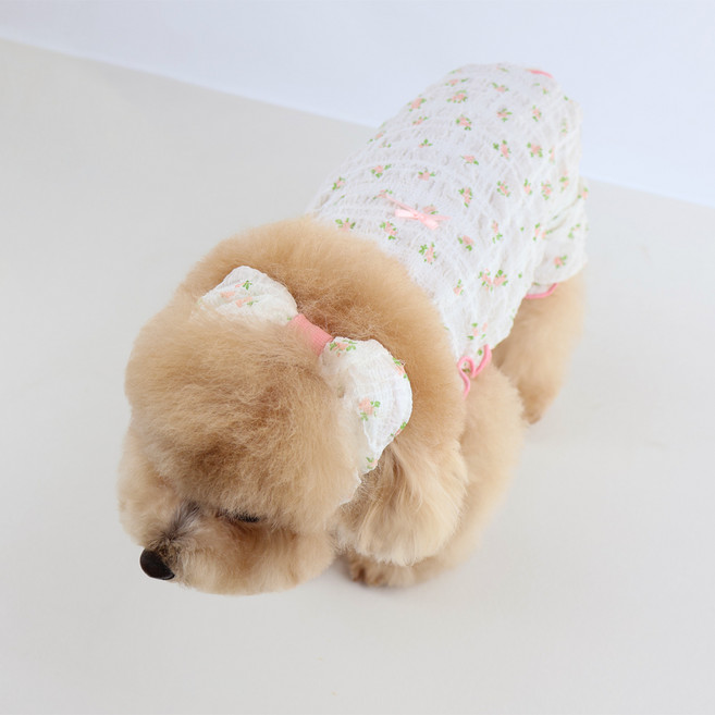 그루밍독 강아지 피오니 헤어밴드, 1개, 핑크