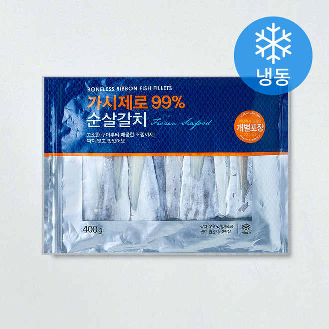 팜앤푸드 가시제로 갈치 (냉동), 1개, 400g