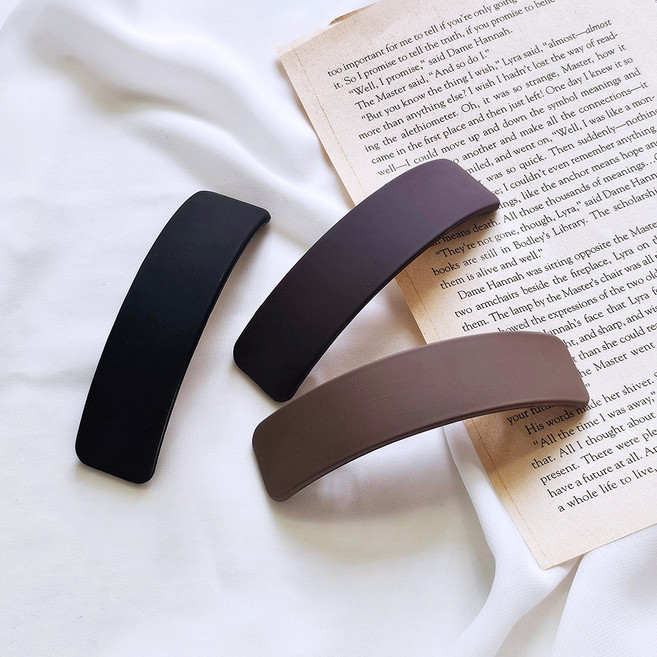 헤미쉬스타일 시에나 큰 사각 자동핀 3종 세트