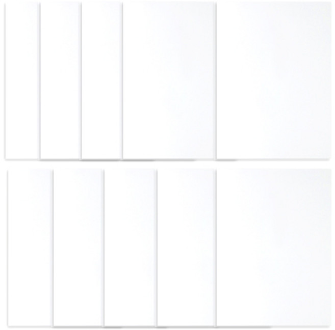 O-ON PVC發泡板 3mm, 10個, 白色