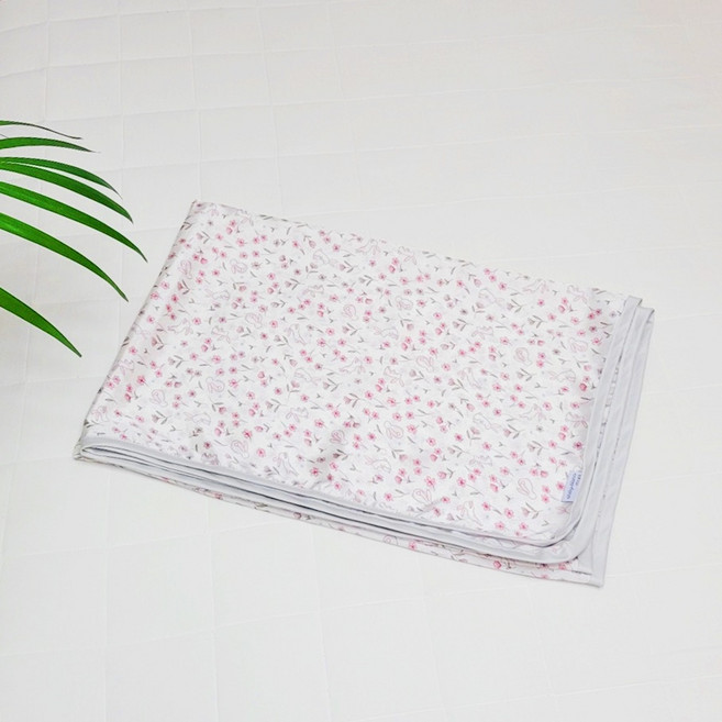 아띠블랑 인견 아기블랭킷, 플라워레빗