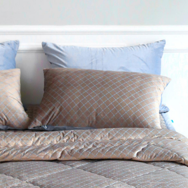 카뮤 고밀도 착번 극세사 베개커버