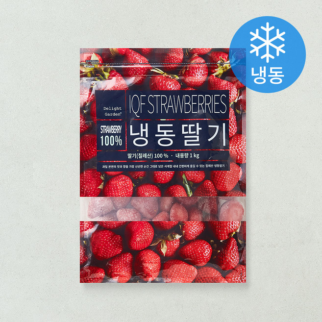 딜라잇가든 칠레산 딸기 (냉동), 1개, 1kg