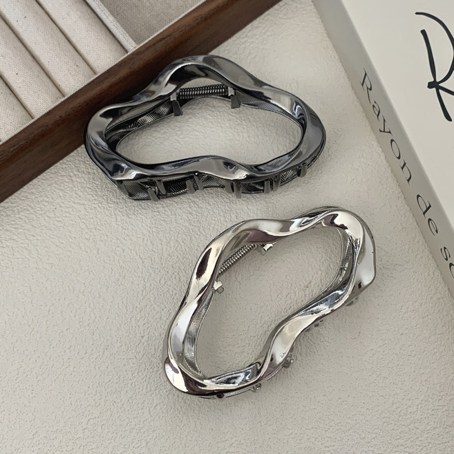 블링 메탈 헤어 집게핀 2종 세트