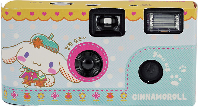 산리오 일회용 필름카메라, 1개, 시나모롤