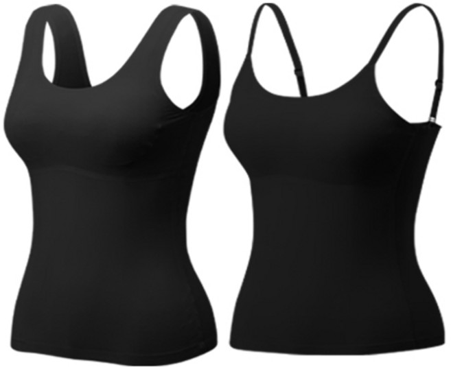 솔레일 여아용 학생 심리스 노와이어 무봉재 분리형 브라 런닝 U형 + 끈조절 나시