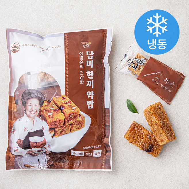 심영순 건강한 담미 한끼 약밥 (냉동), 50g, 8개입, 1개