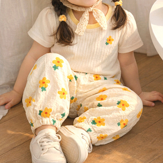 우주아이 아동용 햇살가득 배기핏 팬츠