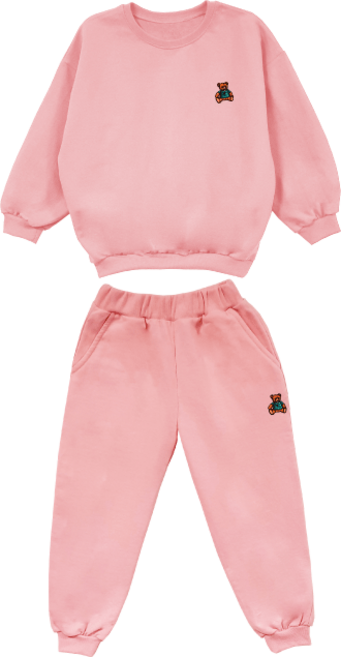 아동용 포켓미니베어 맨투맨 세트