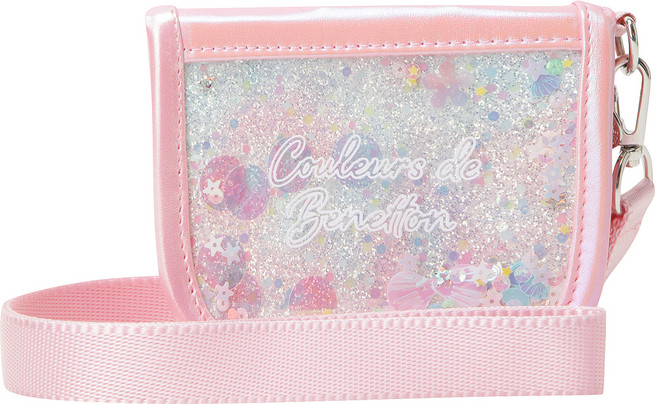 베네통키즈 여아용 퓨어 비즈 목걸이 지갑 QCETP5511