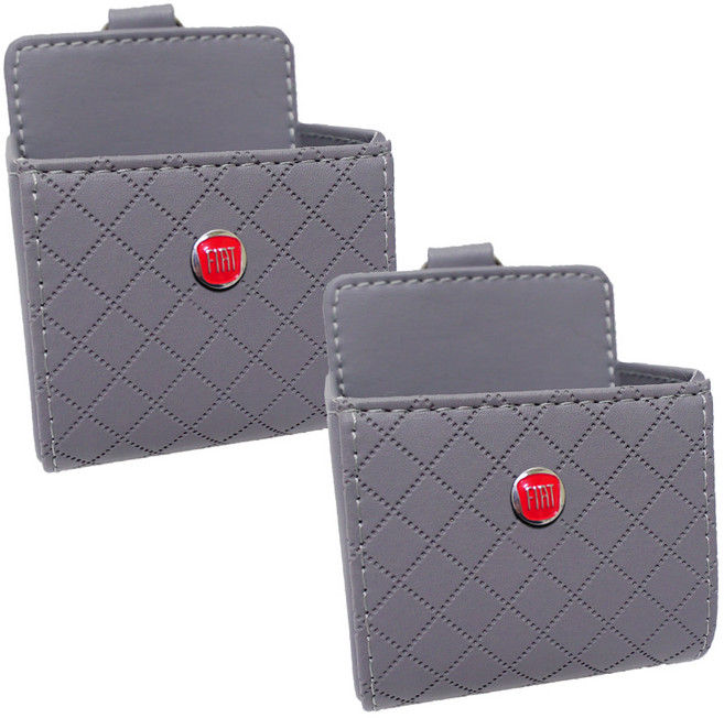 엠노블 차량용 송풍구 포켓 그레이 피아트, 2개