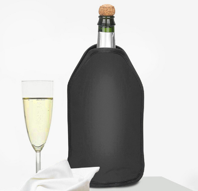 라라듀 휴대용 와인 쿨러 칠링백 블랙, 1L, 1개