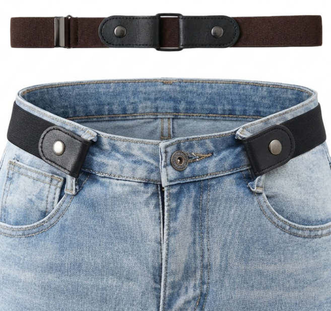 벨리안 노버클 무압박 허리 조절 클립 벨트 2종 세트