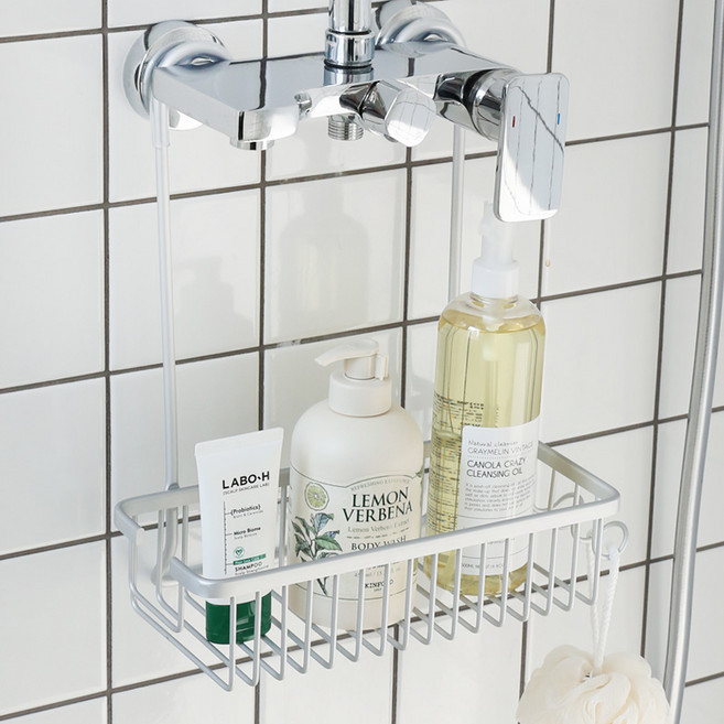 달팽이리빙 메종치비네 수전 걸이형 욕실선반, 1개