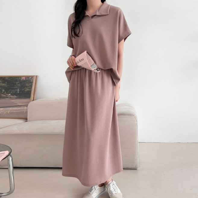 슈가펀 에시카 카라 상의 치마